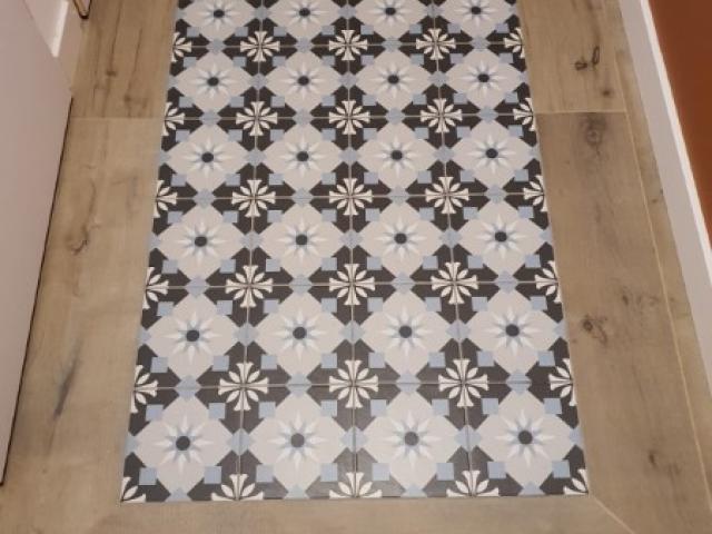 Effets carreaux de ciment / patchwork / hexagone